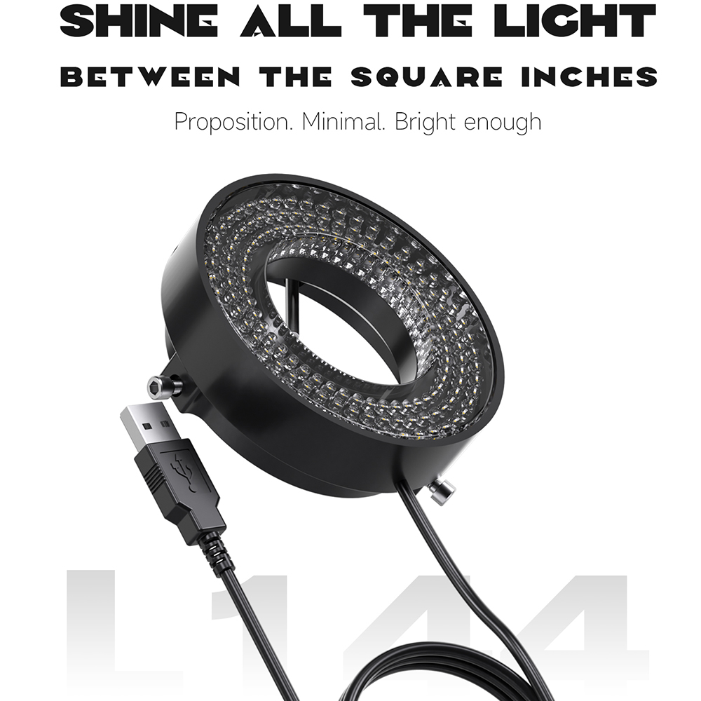 Photography Lighting Continuous - Светодиодный кольцевой светильник-иллюминатор L144 LS6 для