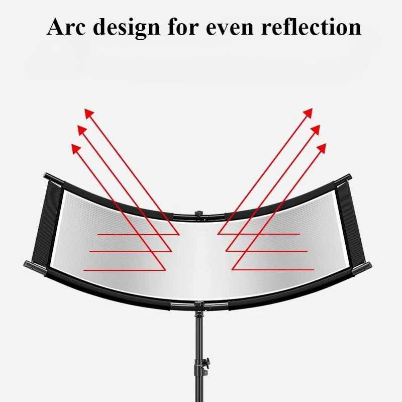 Photography Types Of Lighting - 4-цветный тканевый отражатель U-типа, складной светильник