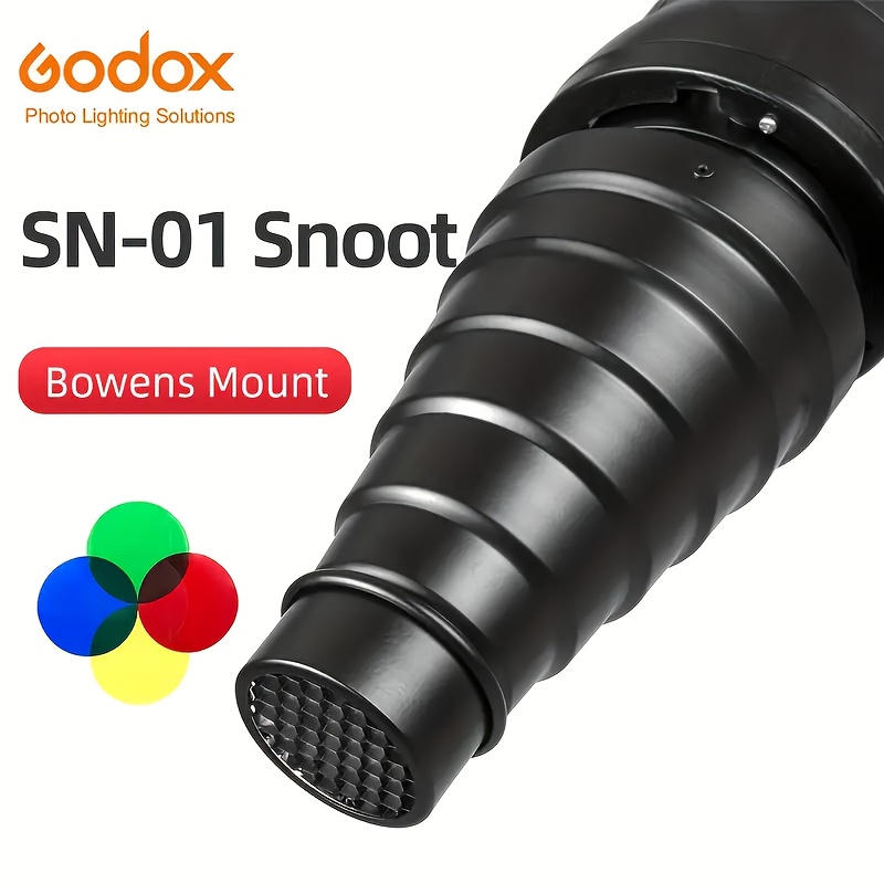 Snoot Flash Modifier - GODOX Bowens Mount Snoot с сотовой