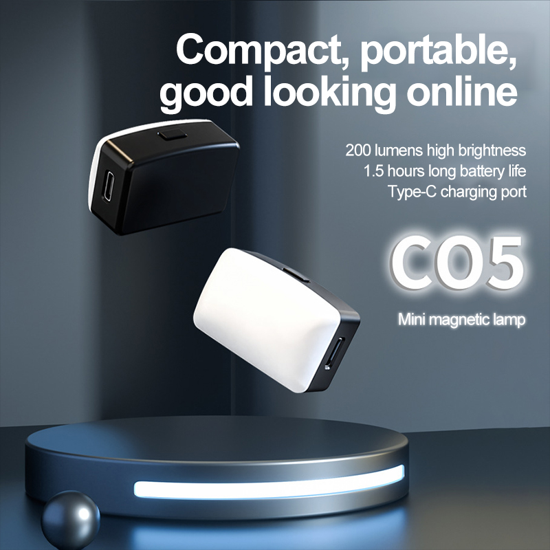Photography Lighting Spotlight - Мини-магнитный заполняющий светильник для селфи, портативный