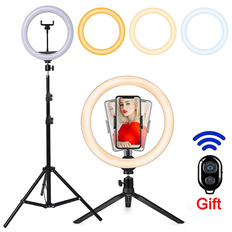 Photography Lighting Continuous - Светодиодная кольцевая лампа для селфи 16/26/33