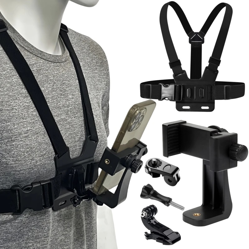 Gopro Action Camera Hero 13 Black - Нагрудный ремень-крепление для телефона для iPhone