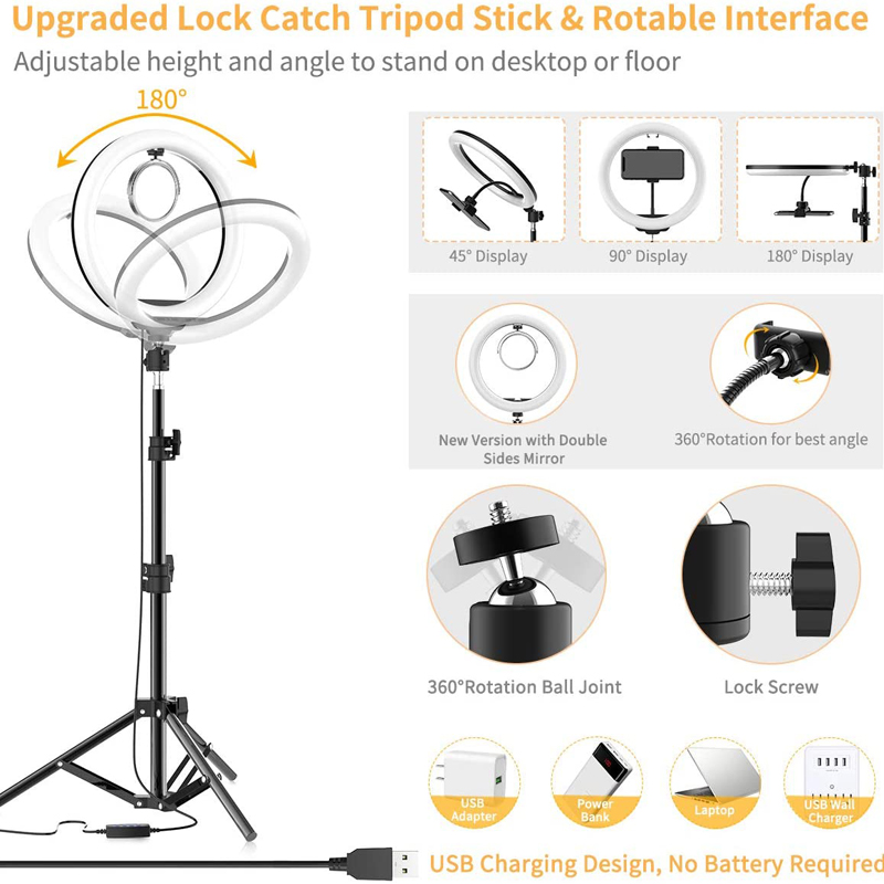 Светодиодная кольцевая лампа д – обзор и цена Photography Lighting Continuous