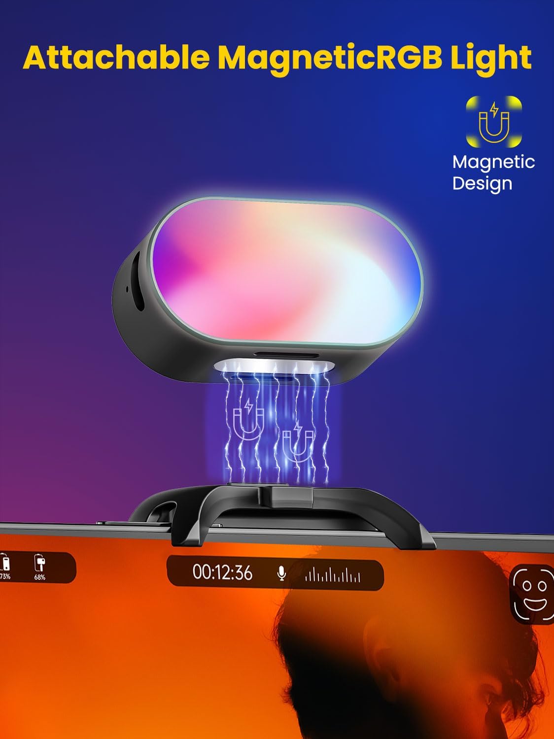 AOCHUAN Mini RGB магнитный зап – обзор и цена Photography Lighting Spotlight
