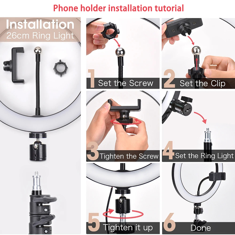 Светодиодный кольцевой светиль – обзор и цена Photography Lighting Continuous