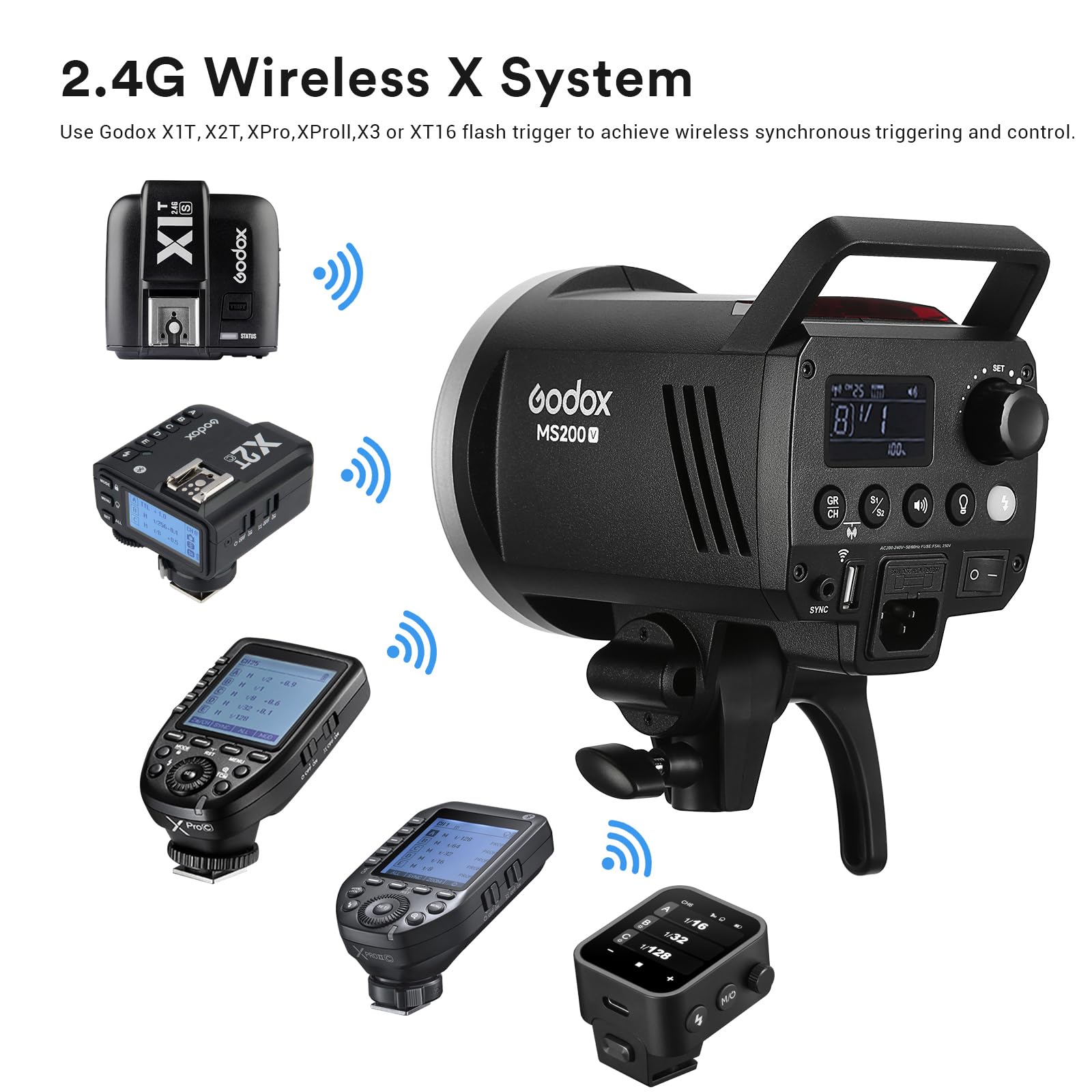 Godox MS200V Студийная стробос – обзор и цена Portrait Photography With Lighting